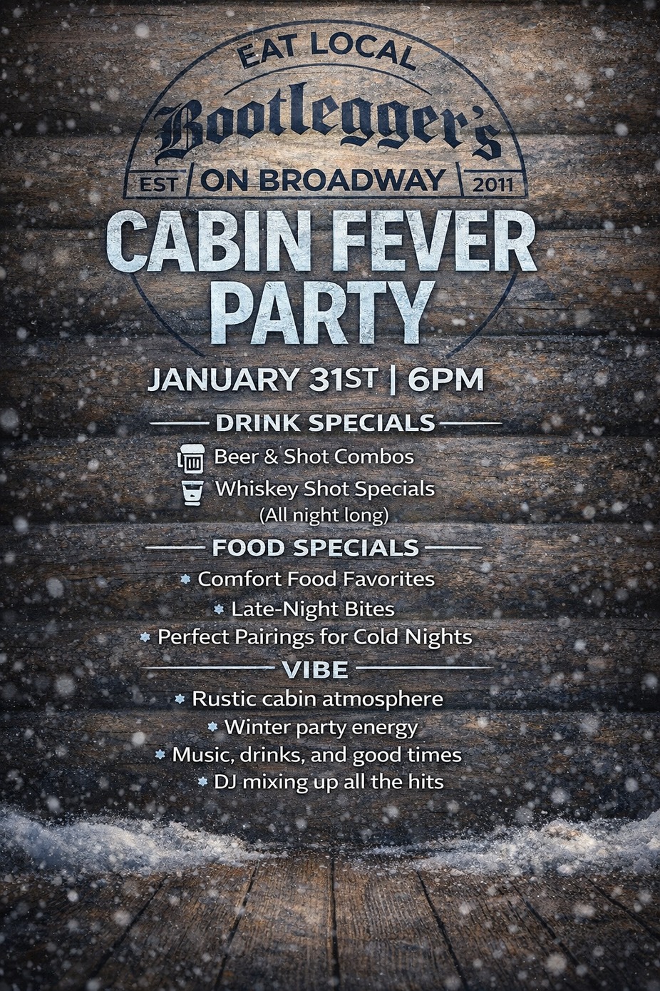 ❄️ Cabin Fever Party ❄️ event photo