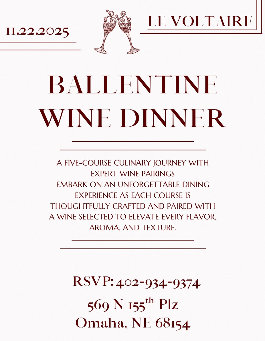 Ballentine Exclusive Wine Dinner - Saturday  November 22nd event photo