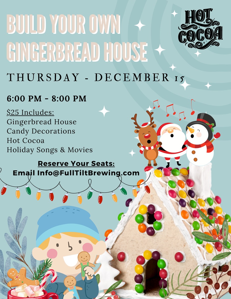 Build  Your Own Gingerbread House event photo
