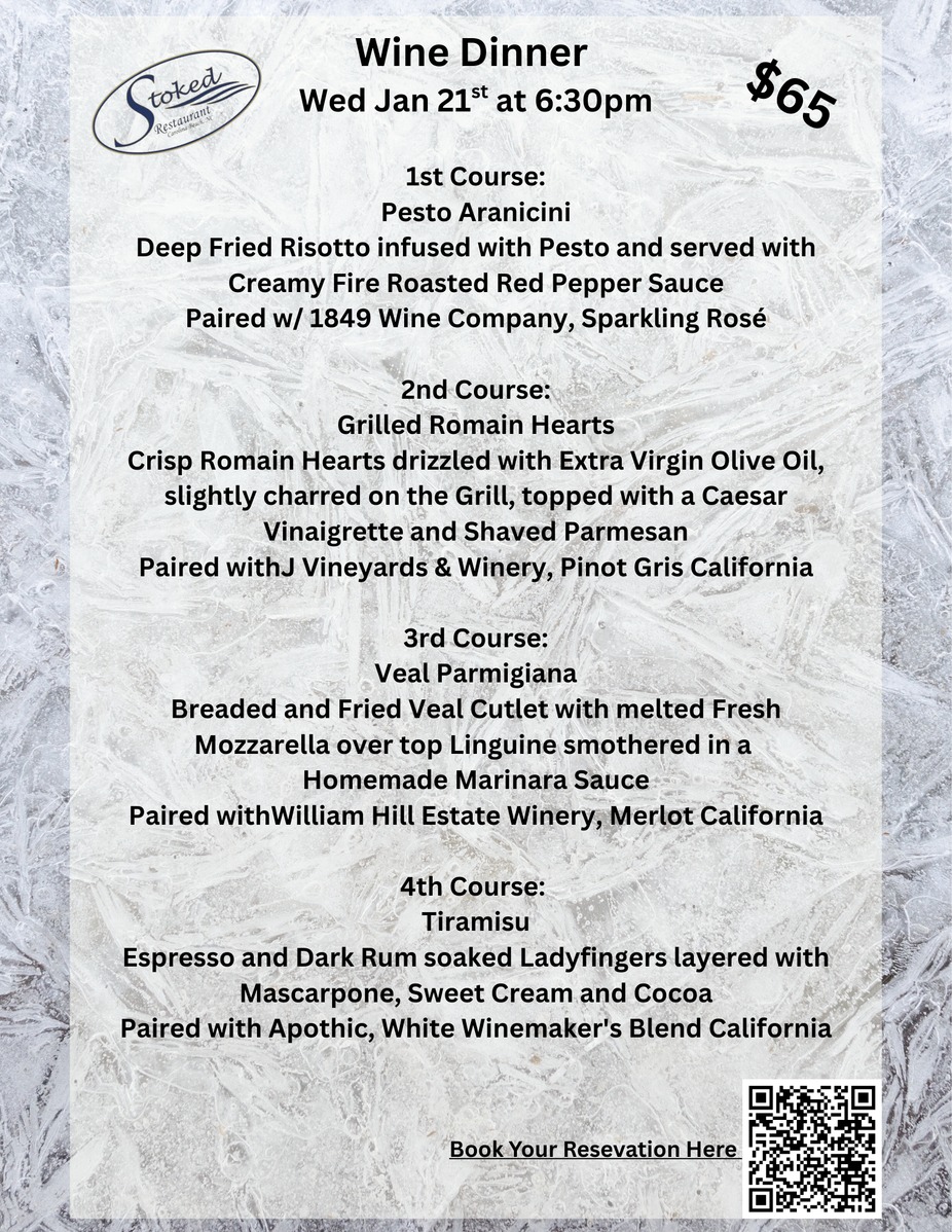January 21st Wine Dinner event photo