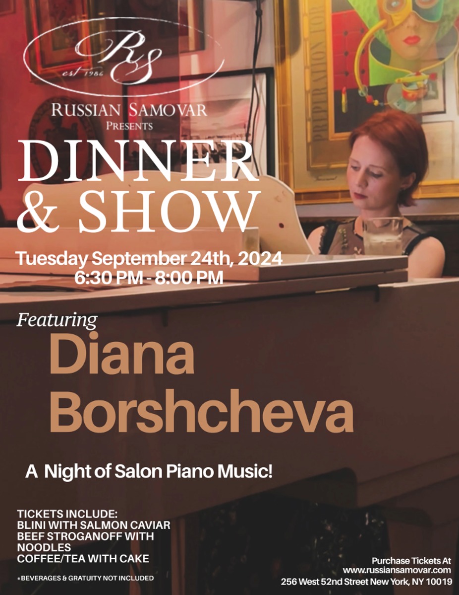 Dinner & Show Presents Diana Borshcheva event photo