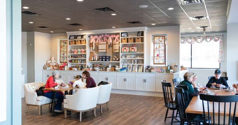 Interior space, cozy seating area