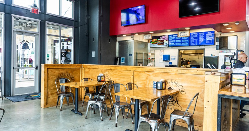 Interior seating area