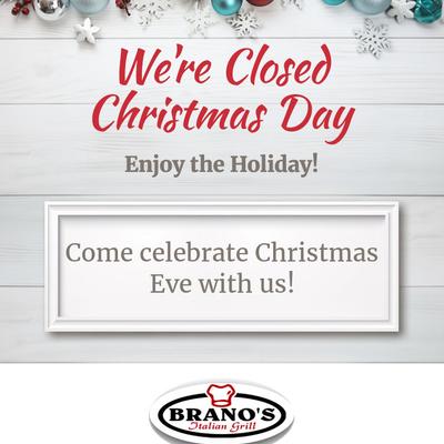 Sorry, closed on Christmas day....