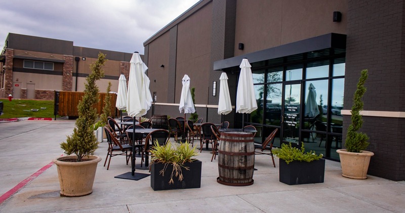 Exterior, seating area