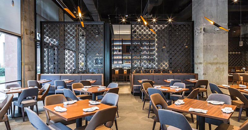 Interior, dining area