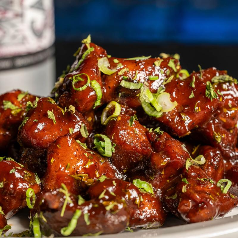 menu item 3 of 7, Smoked Pork Belly Burnt Ends (GF)