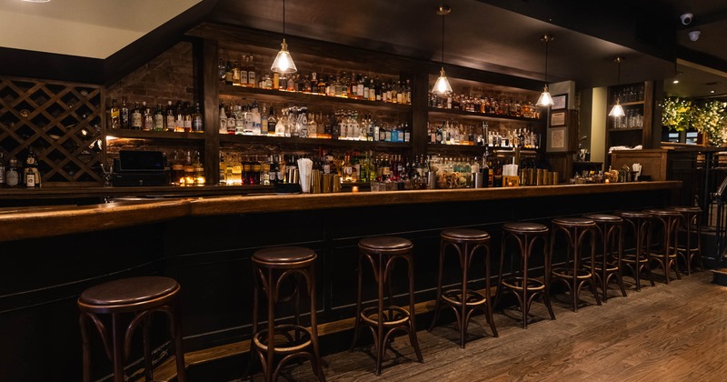 Interior, bar area