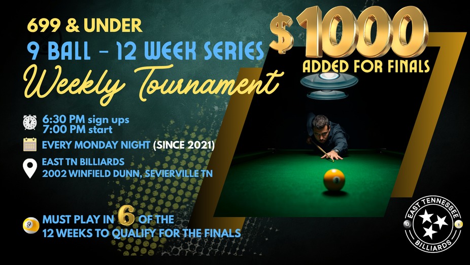 Monday Night 12 Week 9 Ball Open Series event photo