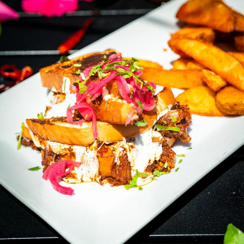 menu item 12 of 54, Cochinita Pibil Grilled Cheese