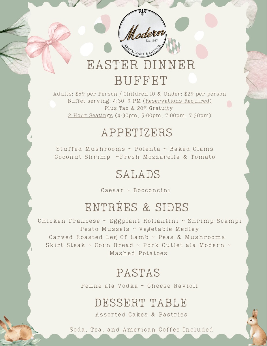 Easter Dinner Buffet event photo