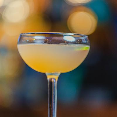 Ginger pineapple margarita.