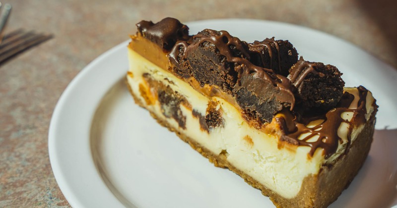 Brownie cheesecake