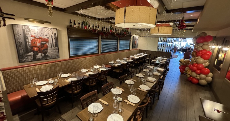 Interior, dining area