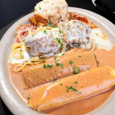 The tour of Italy meal.