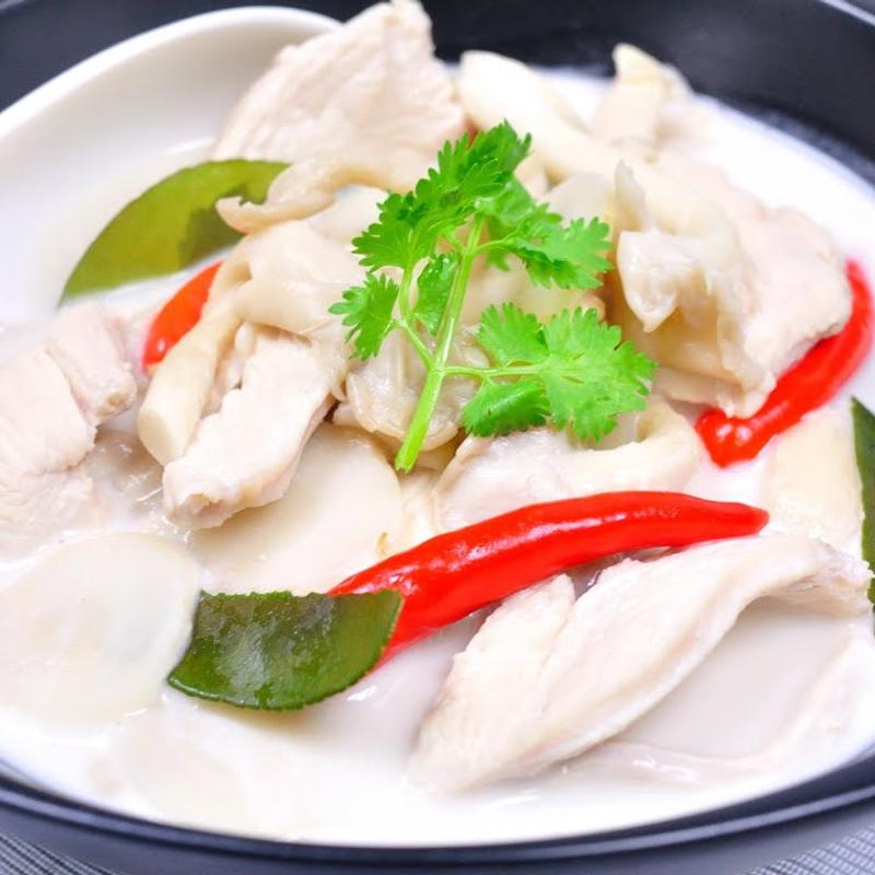 menu item 20 of 57, Chicken with Coconut Milk Soup