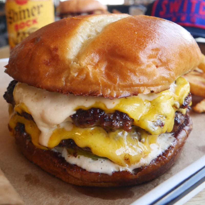 menu item 12 of 35, Smoked & Smashed Double Cheeseburger