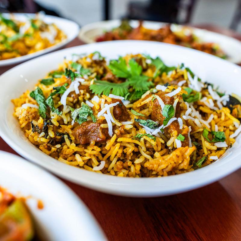 menu item 8 of 26, Lamb Biryani