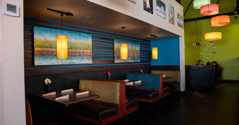 Interior, booth area