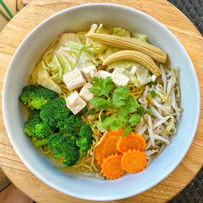 Vegetarian Noodle Soup photo