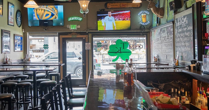 Interior, bar with stools