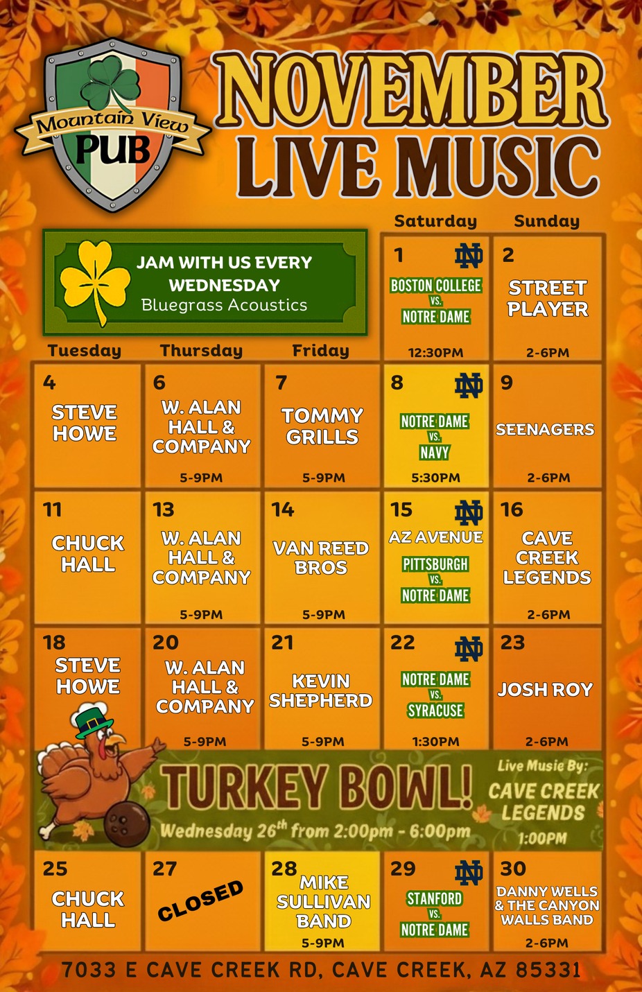 November Live Music event photo