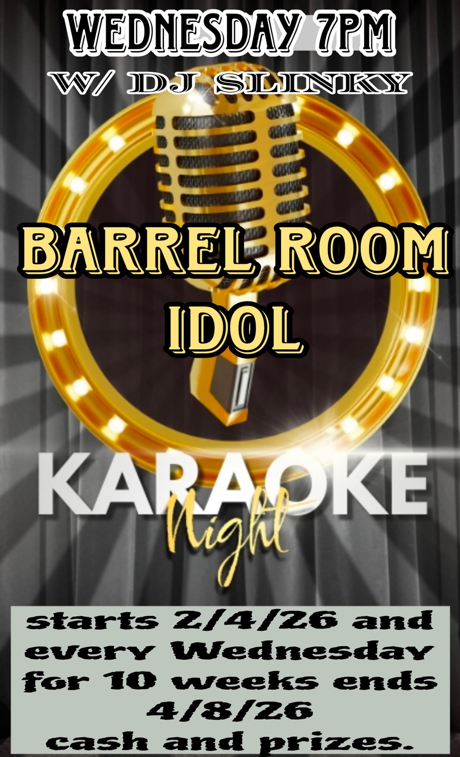 BARREL ROOM IDOL event photo
