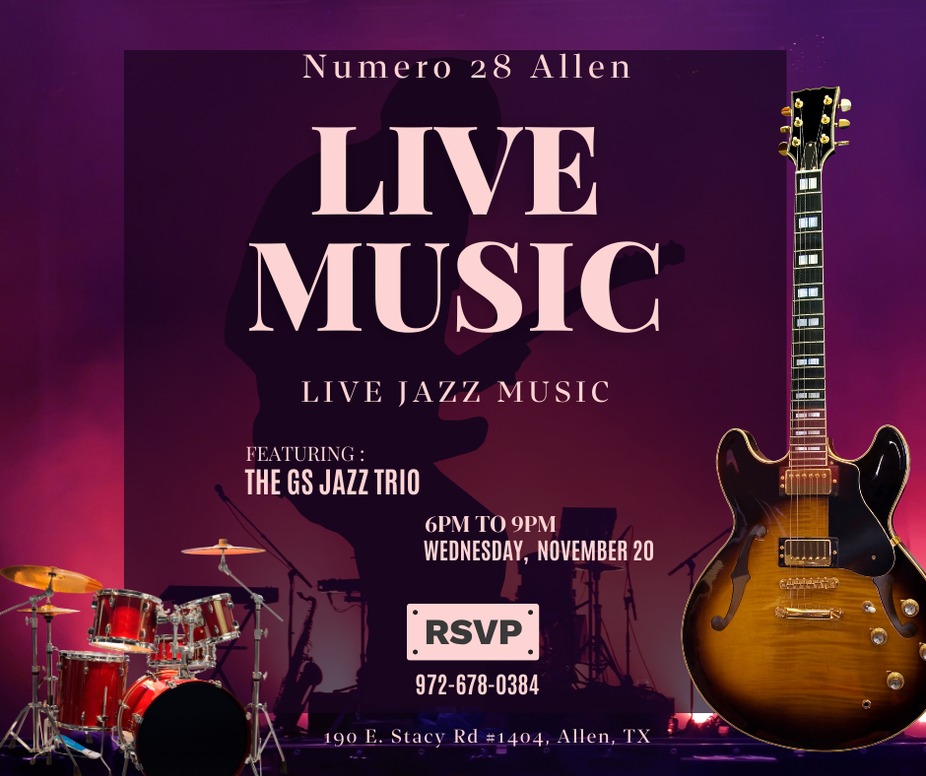 Live Jazz Music November 20 event photo