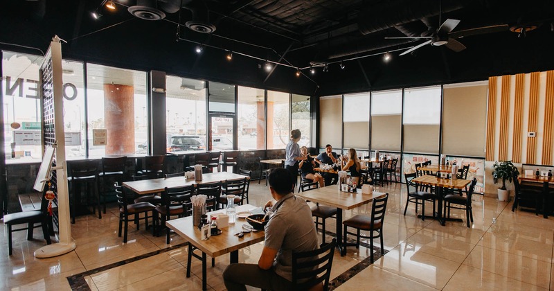 Interior, main dining area
