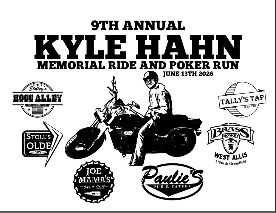 9TH ANNUAL KYLE HAHN MEMORIAL RIDE & POKER RUN event photo
