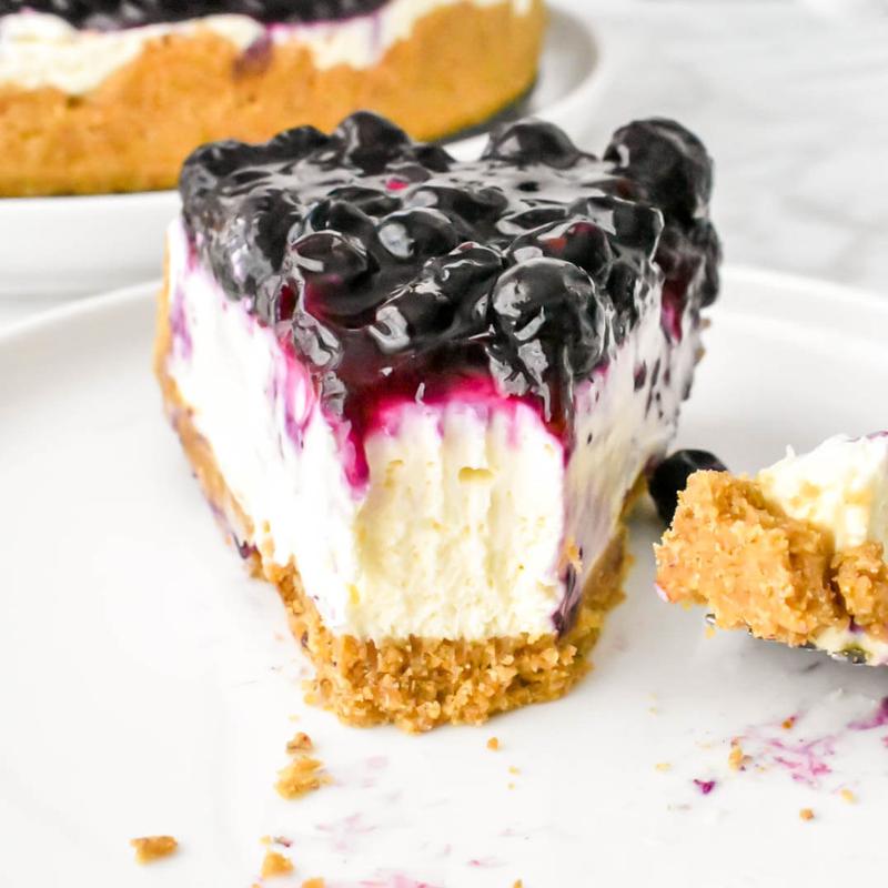 Homemade Blueberry Cheesecake photo