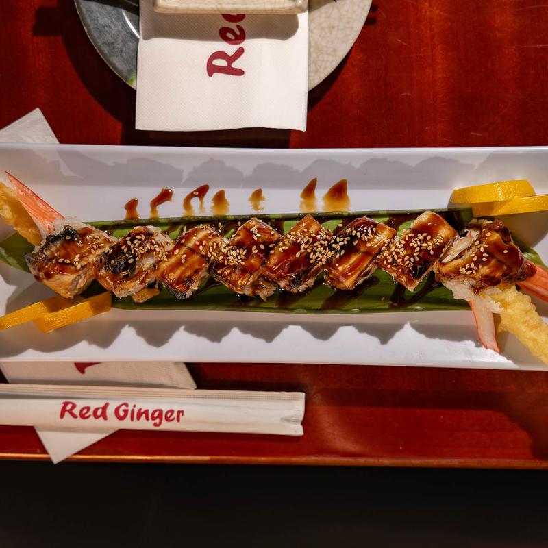 menu item 6 of 8, *Red Ginger