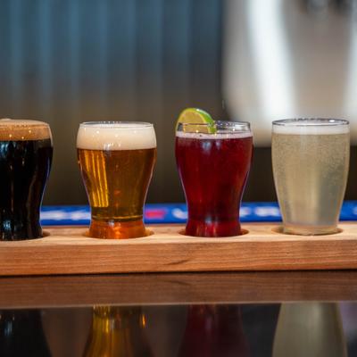 Beer flight.