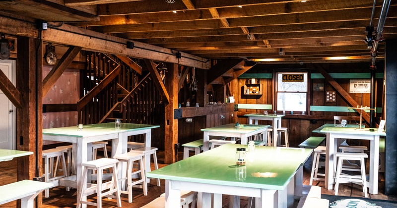 Interior seating area