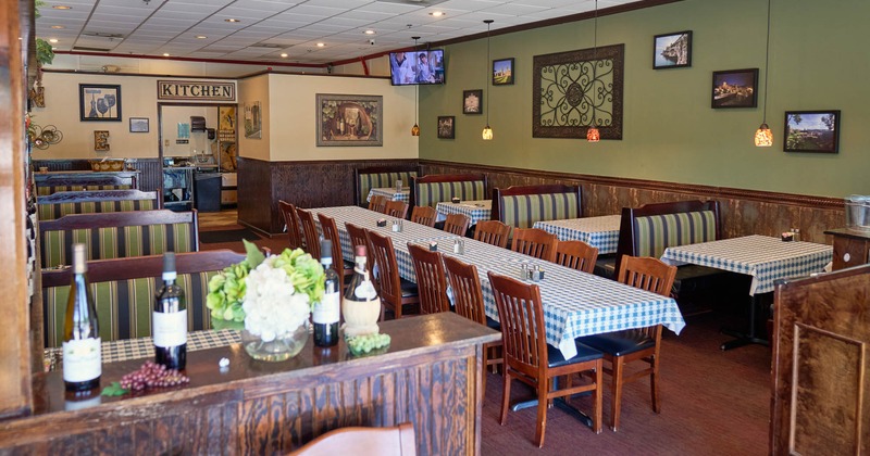 Interior, dining area