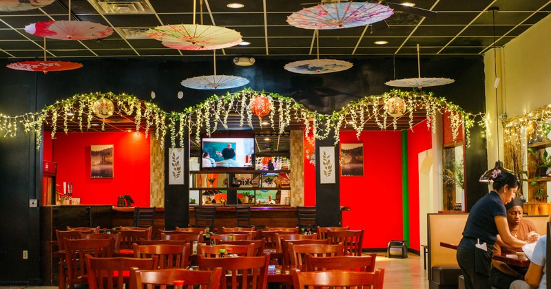 Interior, dining area