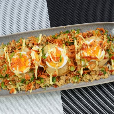 Soft Shell Crab Salad.