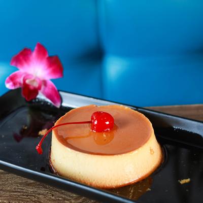 A prepared Flan.