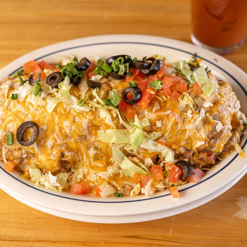 Smothered Breakfast Burrito photo