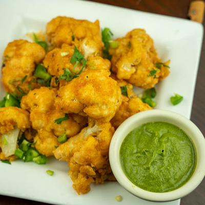 Crispy cauliflower.