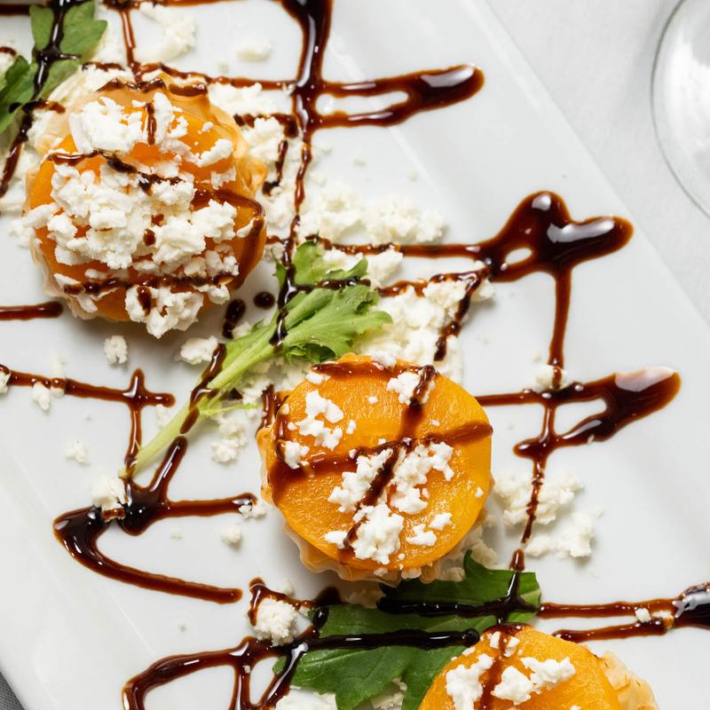 Apricot & Goat Cheese Canape photo
