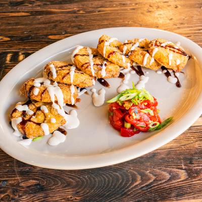 Fried green tomatoes.