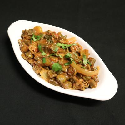 Okra Masala Curry photo