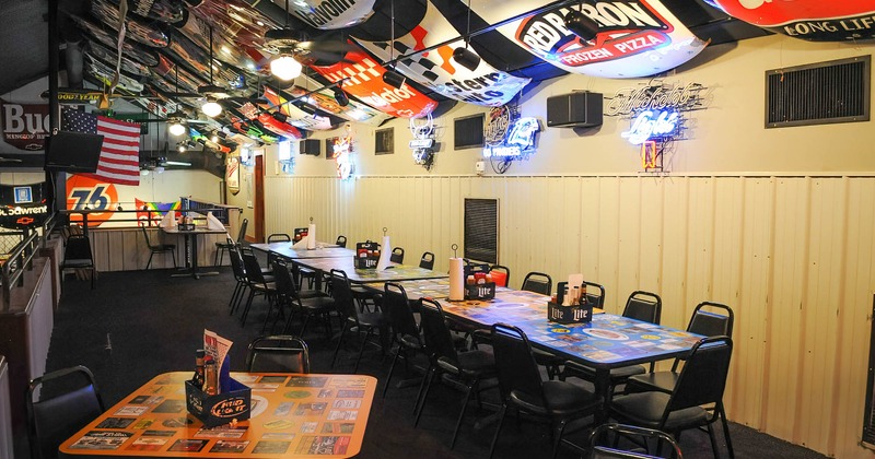 Interior, dining area