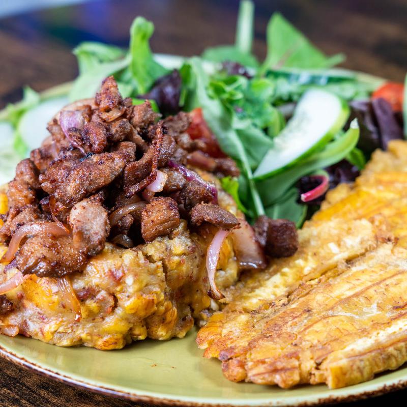 Mofongo con Carne Frita photo