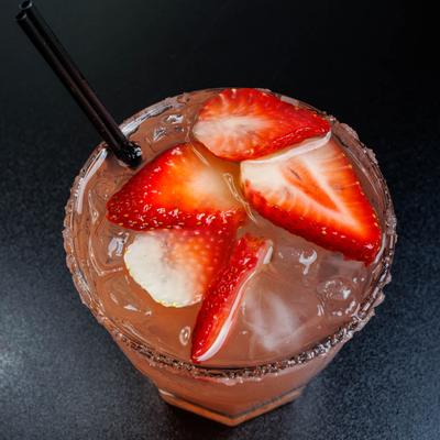 The naughty strawberry cocktail.