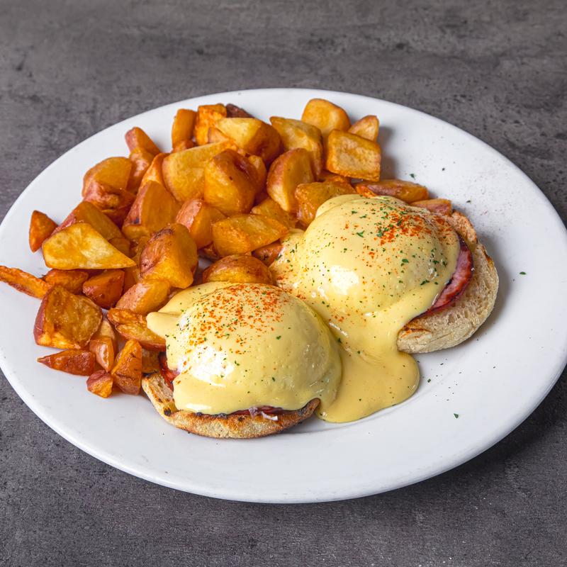 menu item 23 of 111, Canadian Bacon Benedict