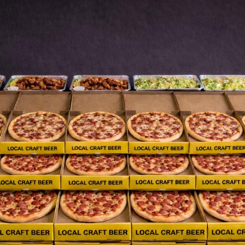 Pizza for 100 people photo