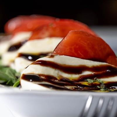 Caprese Salad, closeup.