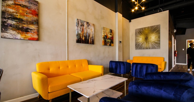 Interior, lounge area